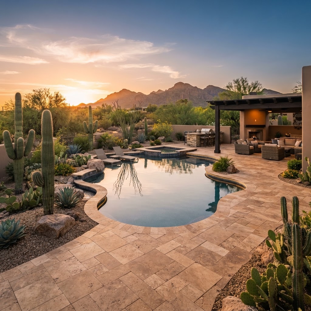 Arizona desert-inspired yard design